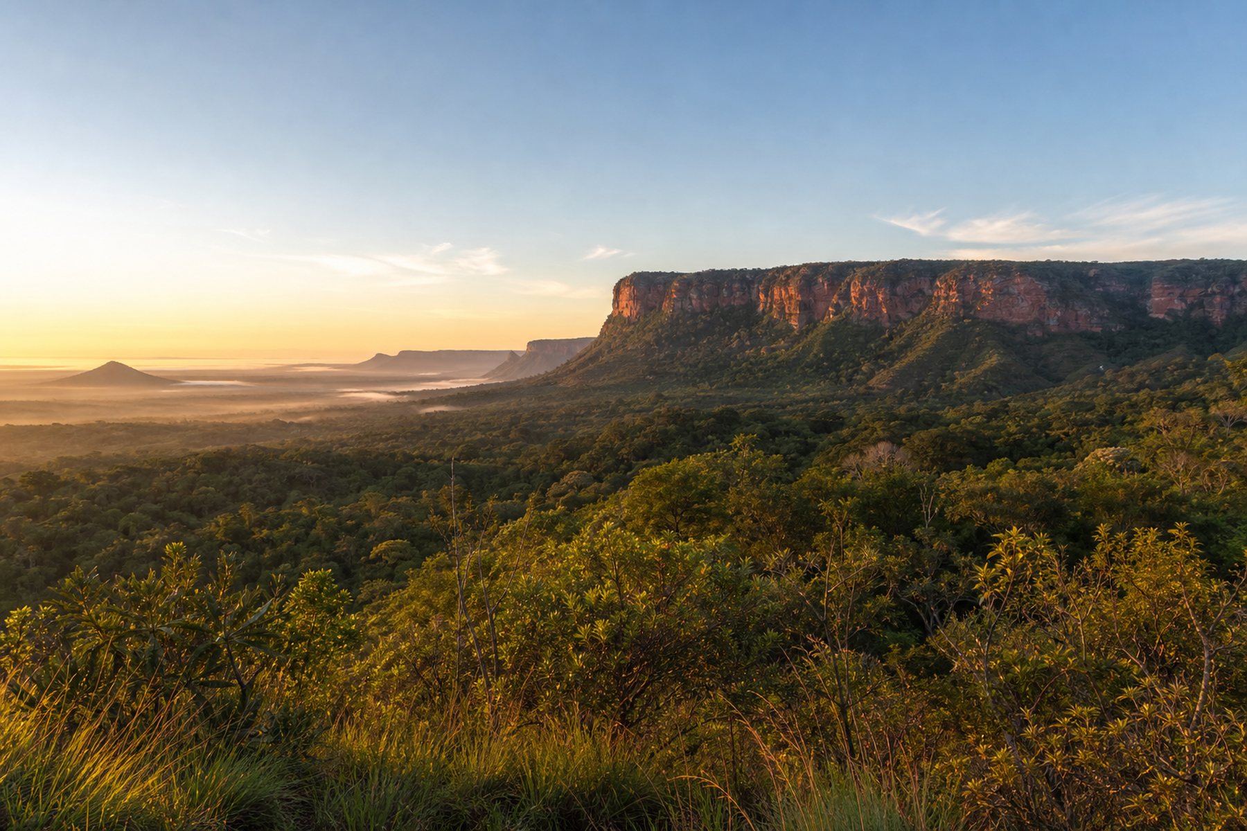 Chapada landscape view near Casa Bambu