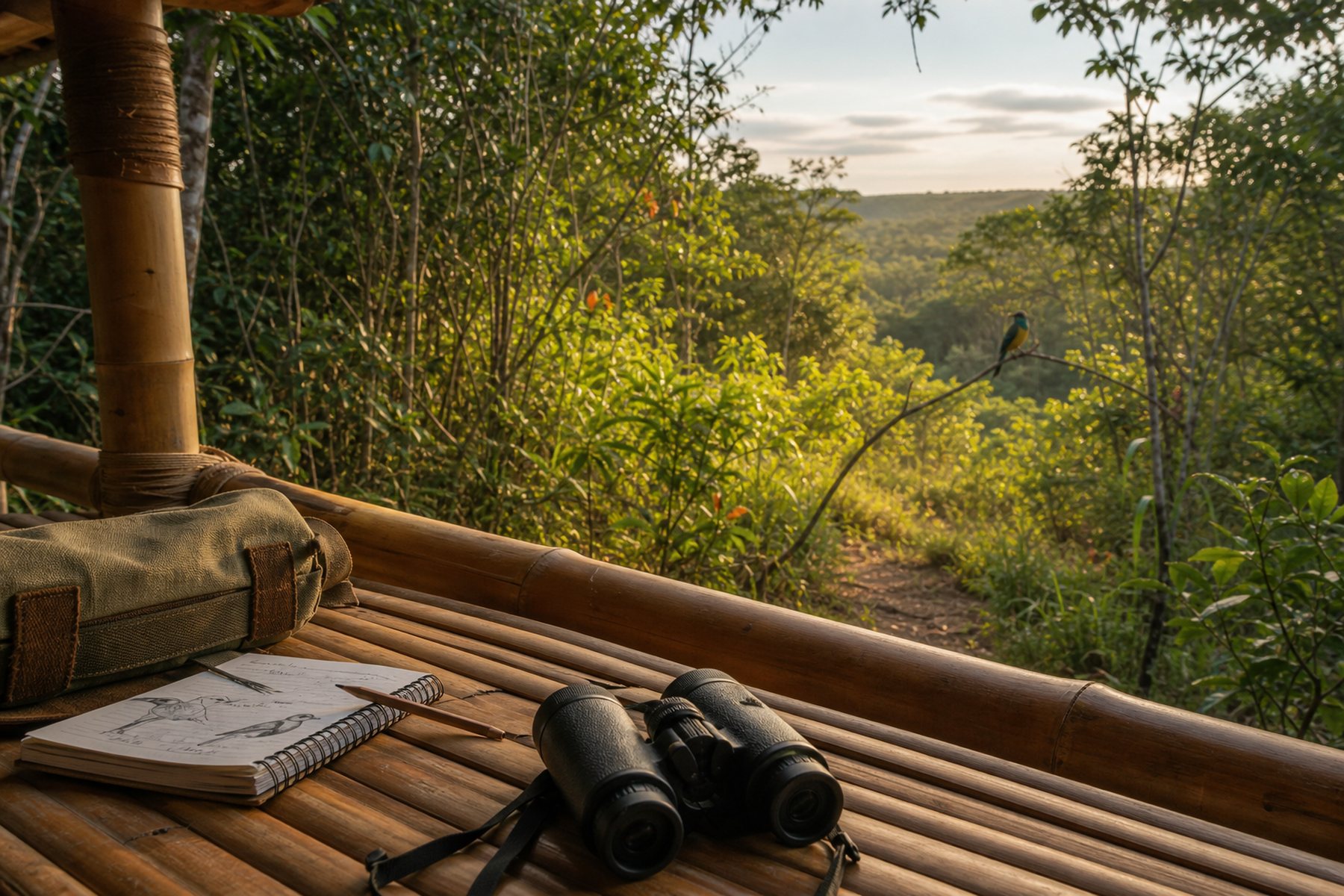 Birdwatching moment in Chapada